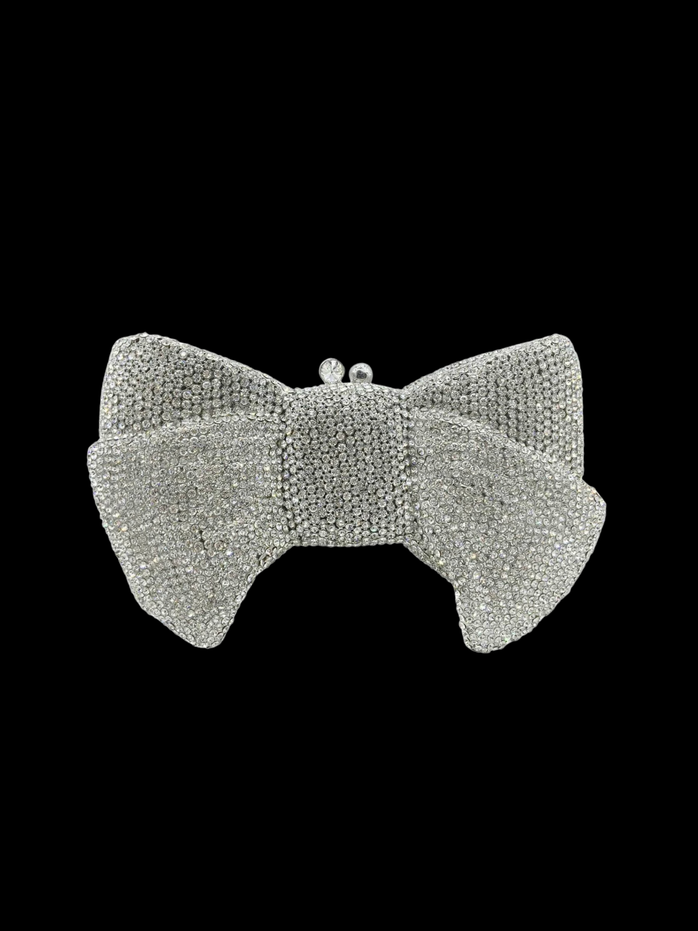 Bolso clutch moño diamantes