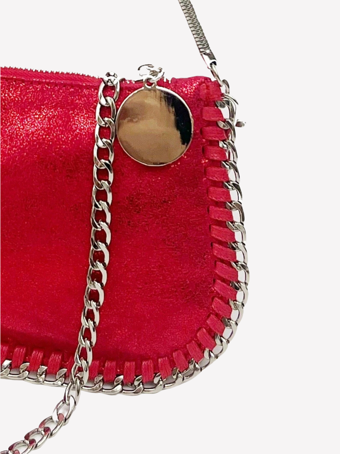 Bolso sobre metálico diseño cadena