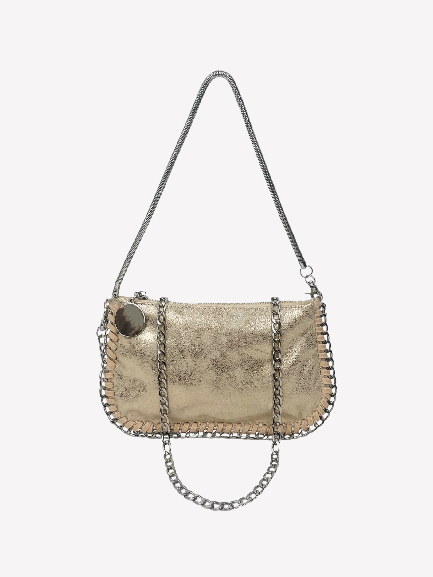 Bolso sobre metálico diseño cadena