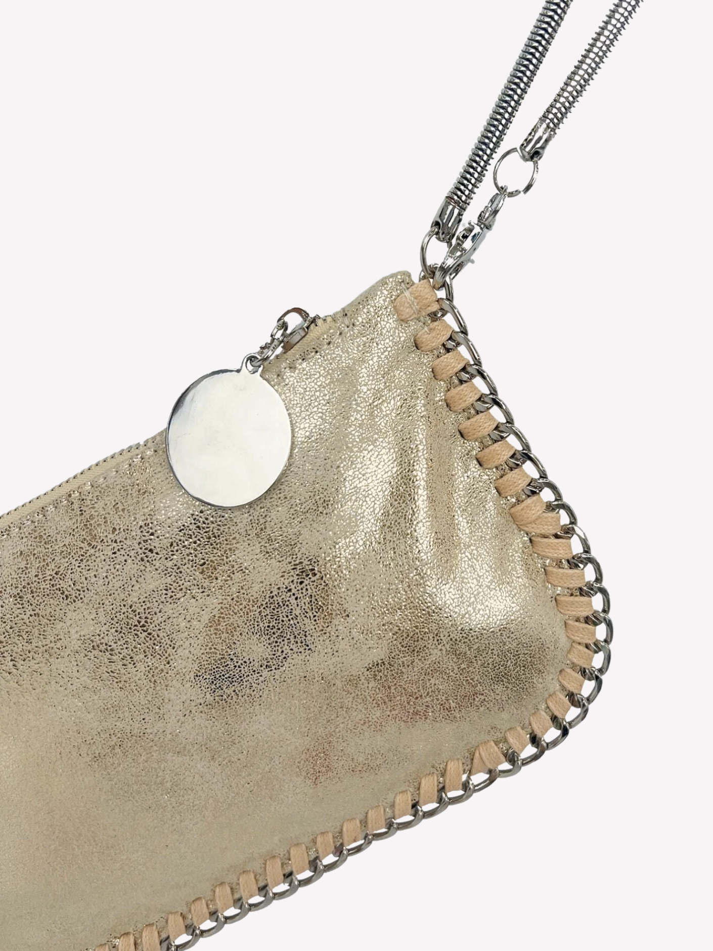 Bolso sobre metálico diseño cadena