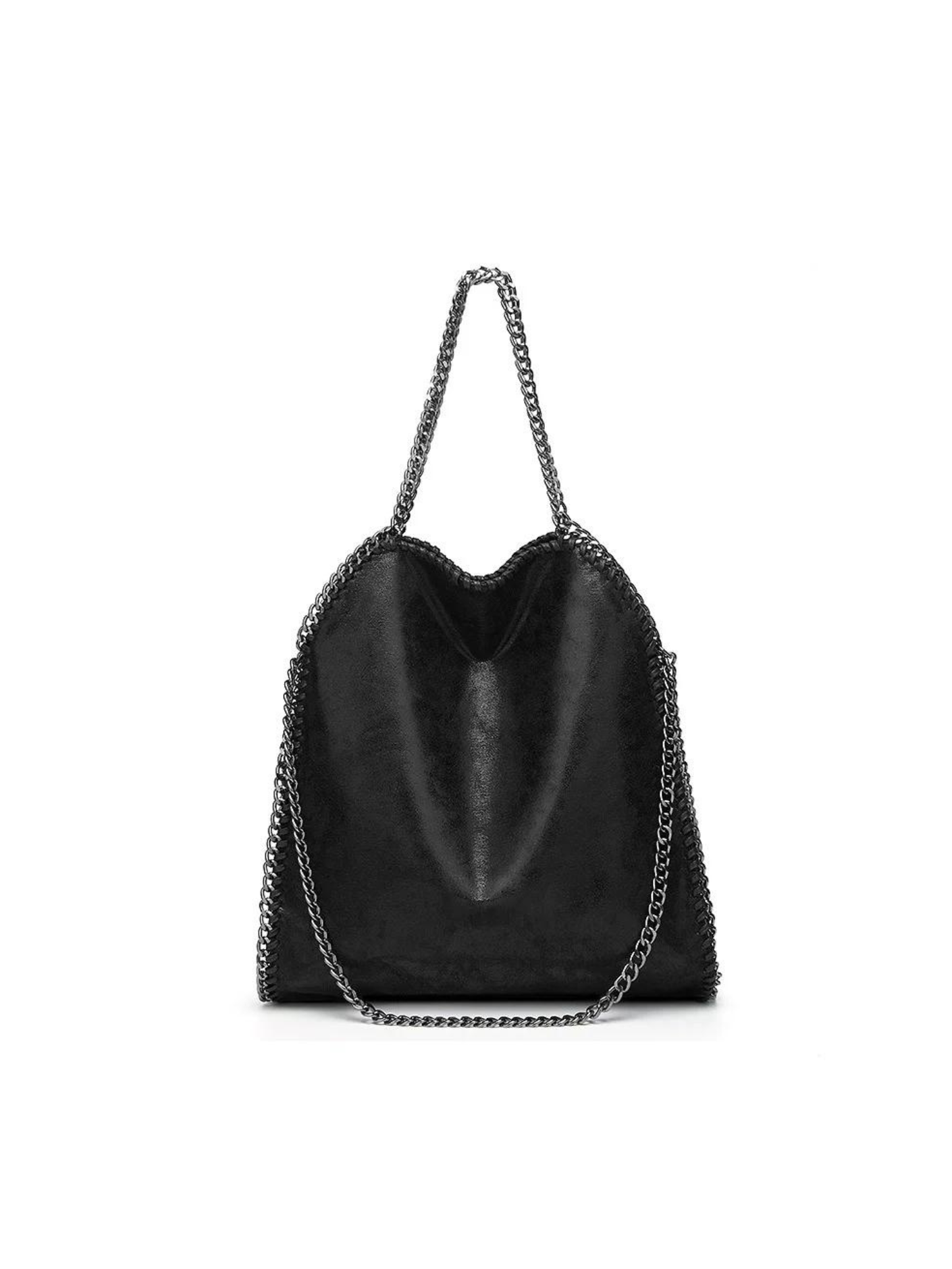 Bolso tote metálico diseño cadena