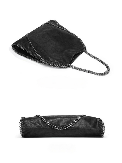 Bolso tote metálico diseño cadena