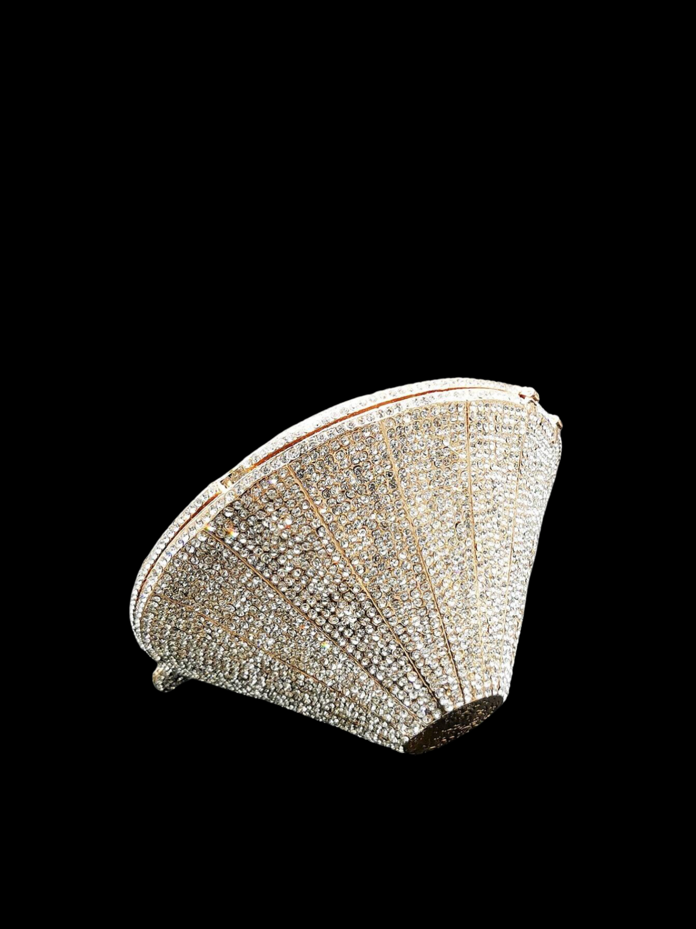 Bolso clutch diamante