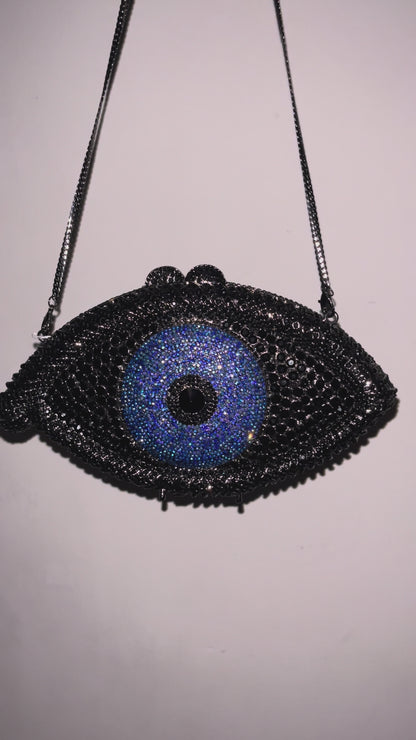 Bolso ojo protector diamantes