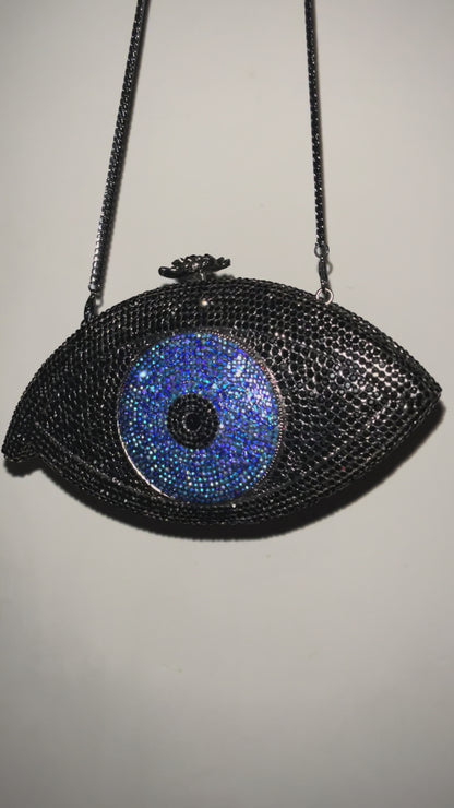Bolso ojo protector diamantes