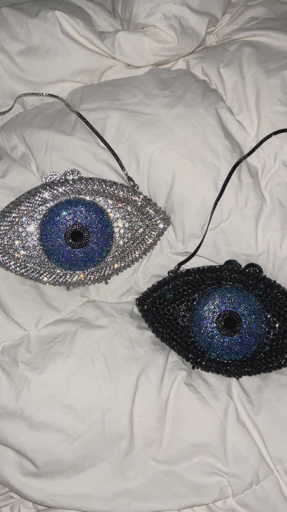 Bolso ojo protector diamantes