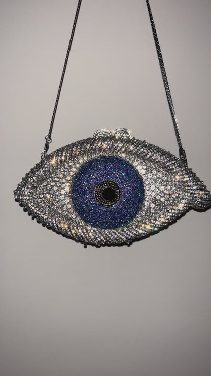 Bolso ojo protector diamantes