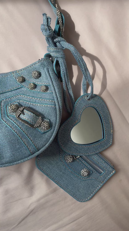 Bolso ajustable denim